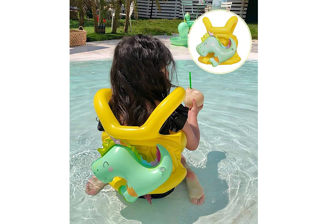 CHALECO SALVAVIDAS CON ALAS O DINO MOD# 992494 🪽🦖🏖️