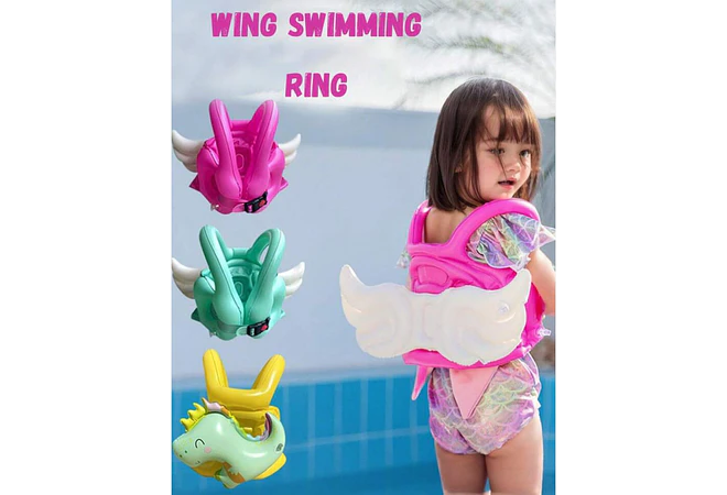 CHALECO SALVAVIDAS CON ALAS O DINO MOD# 992494 🪽🦖🏖️