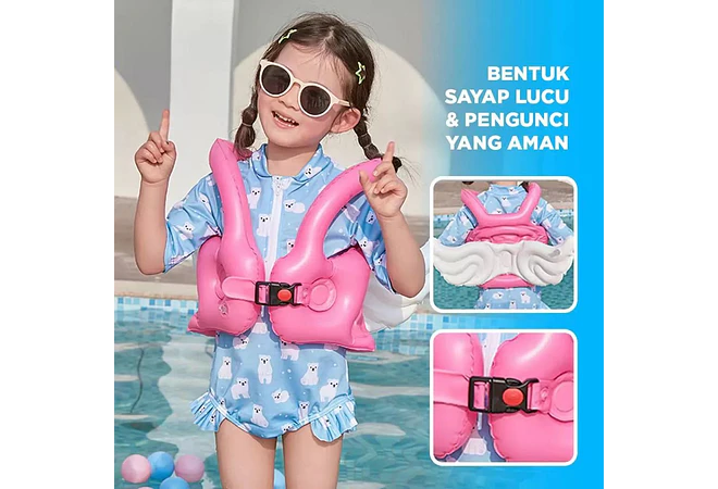 CHALECO SALVAVIDAS CON ALAS O DINO MOD# 992494 🪽🦖🏖️