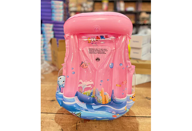 CHALECO SALVAVIDAS CON DISEÑO TIBURÓN MOD# 992498 Y 99🦈 🛟