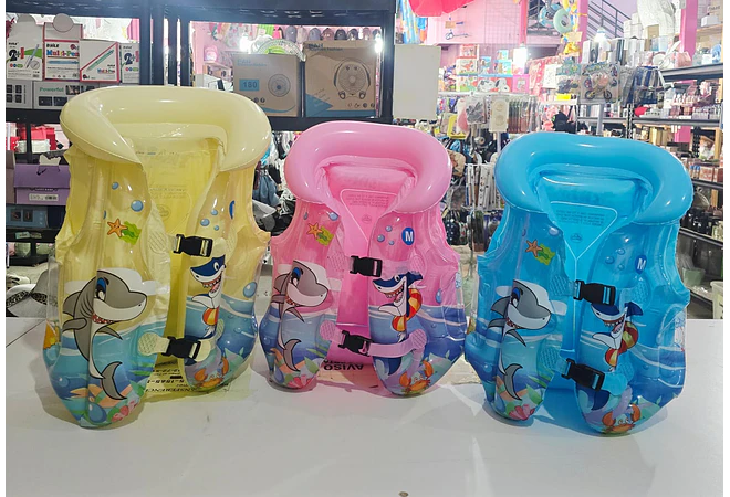 CHALECO SALVAVIDAS CON DISEÑO TIBURÓN MOD# 992498 Y 99🦈 🛟