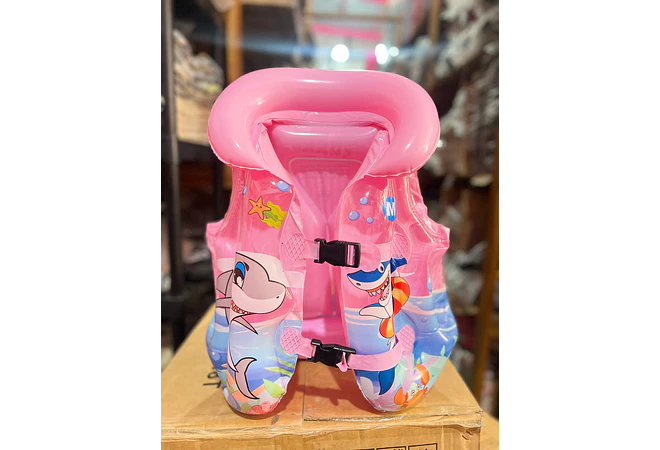 CHALECO SALVAVIDAS CON DISEÑO TIBURÓN MOD# 992498 Y 99🦈 🛟