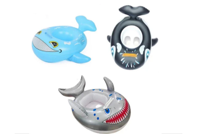 SALVAVIDAS DISEÑO ANIMALITOS 27" X 21" BABY BOAT MOD# 992433   🦭 🐋