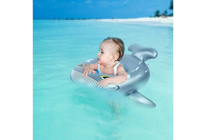 SALVAVIDAS DISEÑO ANIMALITOS 27" X 21" BABY BOAT MOD# 992433   🦭 🐋