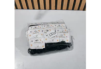 BOLSA CON 30 PAQ DE 10 DE DONITAS COLOR NEGRAS PARA EL CABELLO(300PZ) MOD# LN10👧🏽💜