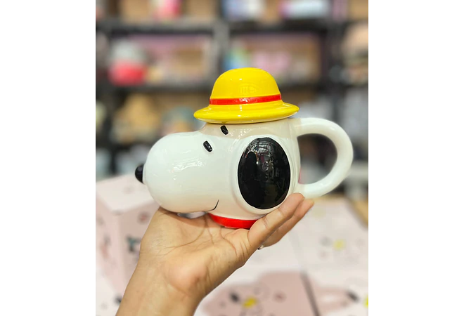 TAZA DE CERÁMICA DISEÑO SNOOPY DE 550ML
