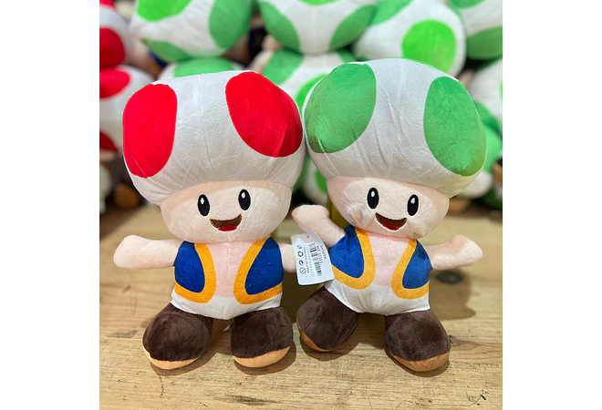 PELUCHE TOAD HONGUITO/MARIO BROSS DE 30CM