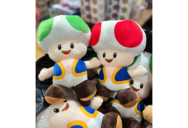 PELUCHE TOAD HONGUITO/MARIO BROSS DE 30CM