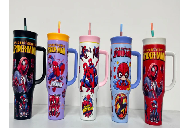 VASO TÉRMICO DE 1200ML DISEÑO SPIDERMAN MOD# 25-termo-142