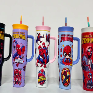 VASO TÉRMICO DE 1200ML DISEÑO SPIDERMAN MOD# 25-termo-142