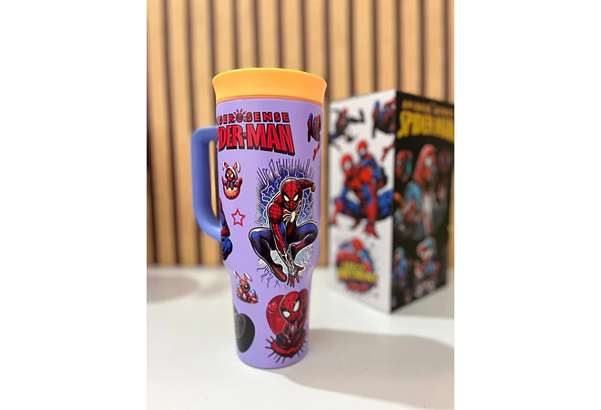 VASO TÉRMICO DE 1200ML DISEÑO SPIDERMAN MOD# 25-termo-142
