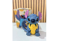 TAZA DISEÑO STITCH CON UNA PIÑA DE 500ML MOD# 25-tcb-130 🍍