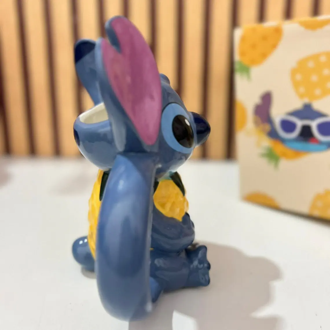 TAZA DISEÑO STITCH CON UNA PIÑA DE 500ML MOD# 25-tcb-130 🍍 6