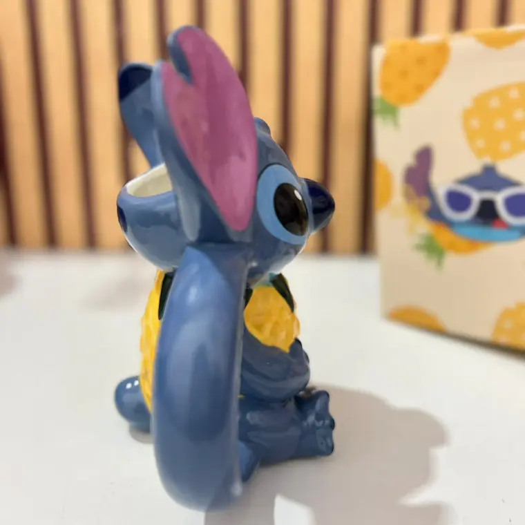 TAZA DISEÑO STITCH CON UNA PIÑA DE 500ML MOD# 25-tcb-130 🍍 6