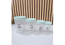 SET DE 4 CONTENEDORES BEI KE JIA DE DIFERENTES TAMAÑOS