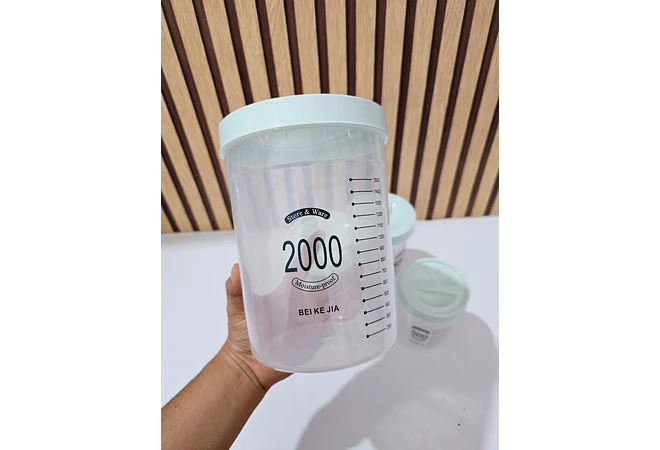 SET DE 4 CONTENEDORES BEI KE JIA DE DIFERENTES TAMAÑOS