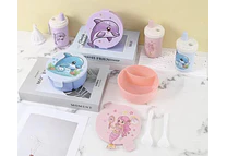 SET DE TUPPER CON VASITO PARA AGUA DE 400ML MOD# 2990