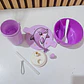 SET DE TUPPER CON VASITO PARA AGUA DE 400ML MOD# 2990 - Miniatura 6
