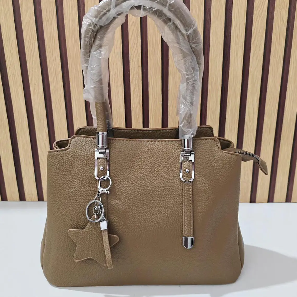 BOLSO DE MANO PARA DAMA CON COLGANTE ESTRELLA MOD# YGX-51  ⭐ 👜 8