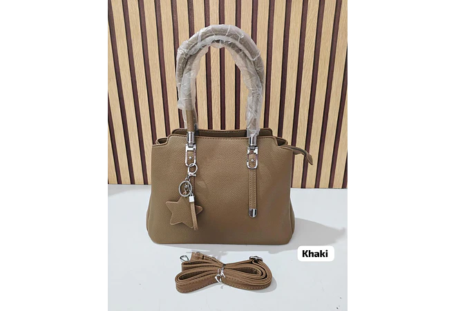 BOLSO DE MANO PARA DAMA CON COLGANTE ESTRELLA MOD# YGX-51  ⭐ 👜