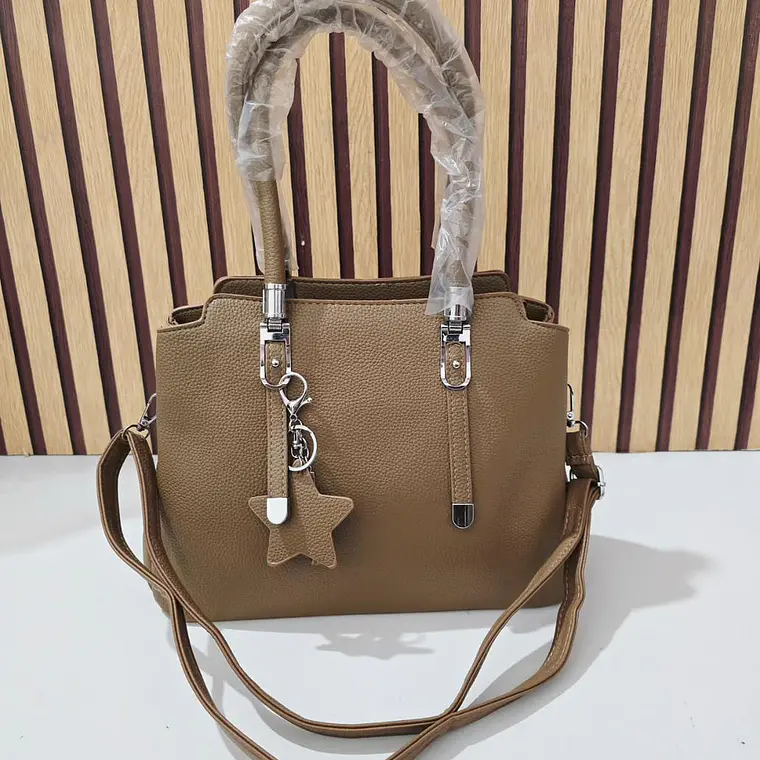 BOLSO DE MANO PARA DAMA CON COLGANTE ESTRELLA MOD# YGX-51  ⭐ 👜 11
