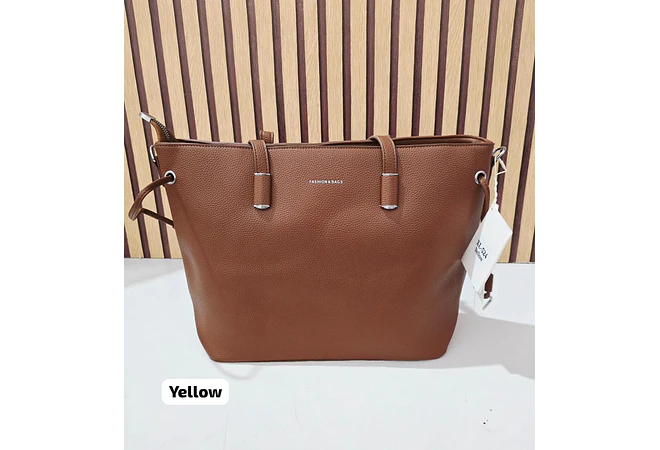 BOLSO GRANDE CON COLGANTE DE HOJA  MOD# XL-524