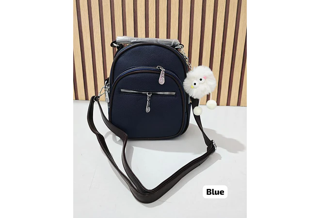 MINI MOCHILITA CON POMPON MOD# 067-149  🎒