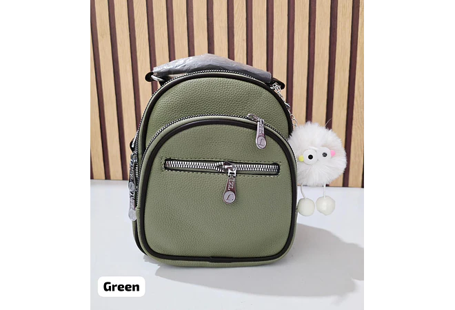 MINI MOCHILITA CON POMPON MOD# 067-149  🎒