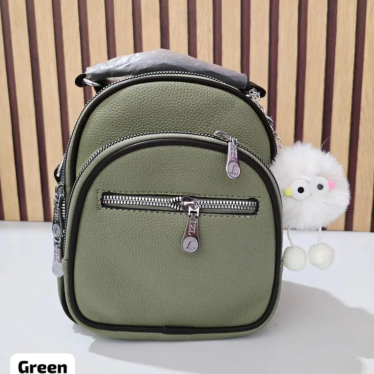 MINI MOCHILITA CON POMPON MOD# 067-149  🎒 4