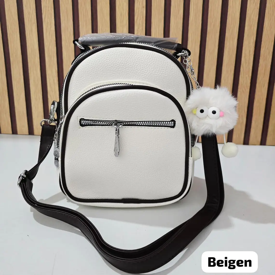 MINI MOCHILITA CON POMPON MOD# 067-149  🎒 5