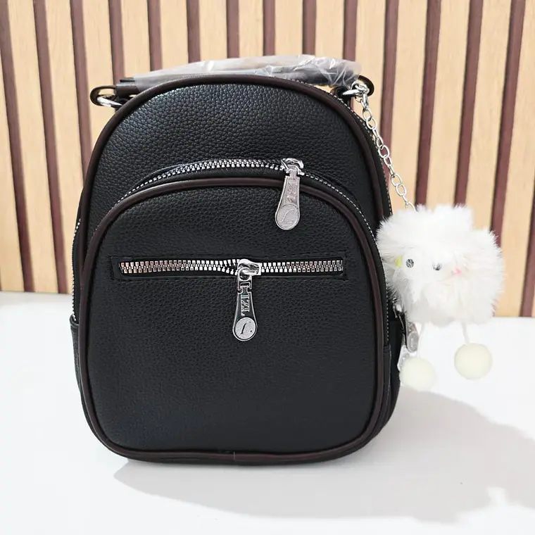 MINI MOCHILITA CON POMPON MOD# 067-149  🎒 8