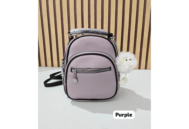 MINI MOCHILITA CON POMPON MOD# 067-149  🎒