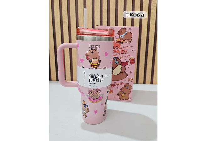 VASO TÉRMICO DE 1.2L /40oz CAPYBARA MOD #CWX-5261