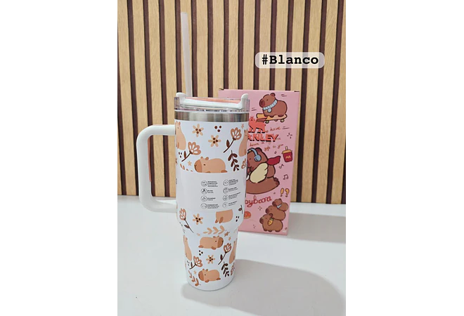 VASO TÉRMICO DE 1.2L /40oz CAPYBARA MOD #CWX-5261