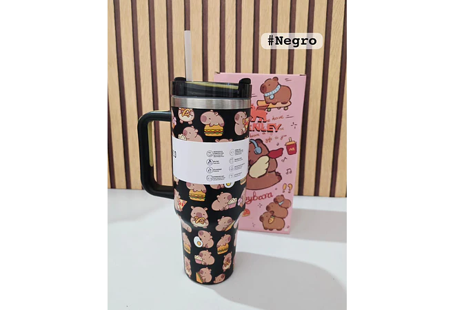 VASO TÉRMICO DE 1.2L /40oz CAPYBARA MOD #CWX-5261