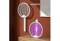 RAQUETA ELÉCTRICA RECARGABLE PARA MATAR MOSQUITOS MOD#RQ02