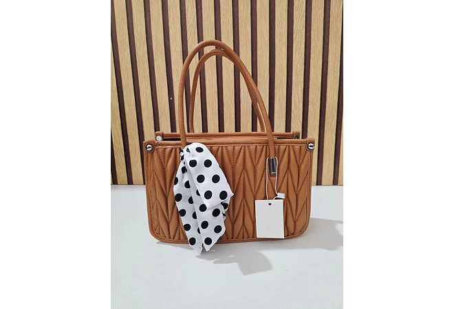 BOLSITA MARICONERA CON LAZO ESTAMPADO MOD #2065-7