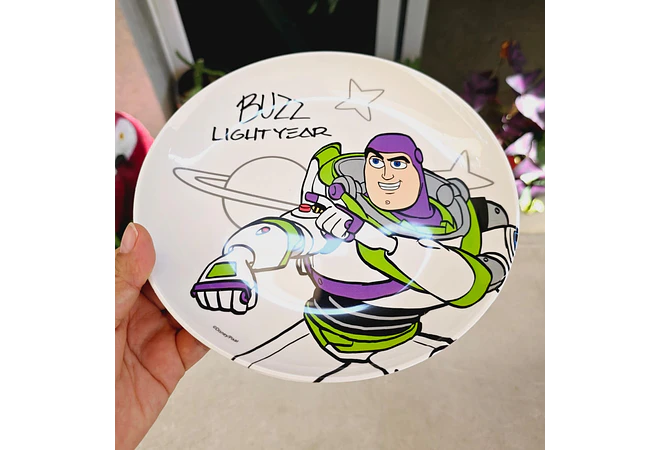 PLATO INFANTIL DE MELAMINA DISEÑO PERSONAJES MOD# ADA079-13/I🍮🍝