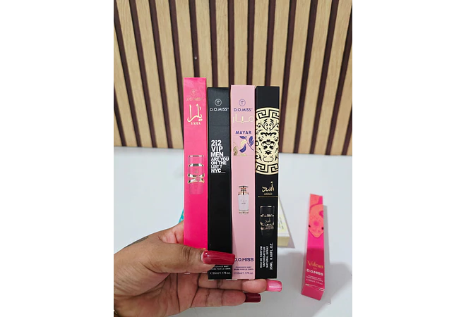 PAQ DE 9 PERFUMES DE BOLSILLO 1 DE C/U DAMA Y CABALLERO