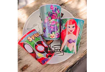 VASO INFANTIL DE PLÁSTICO/MELAMINA DE 250ML 🕸️🥤