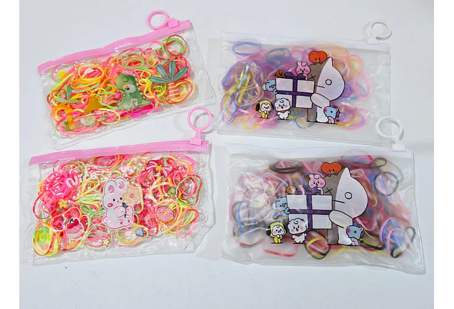 PAQ DE 6 BOLSITAS CON LIGAS