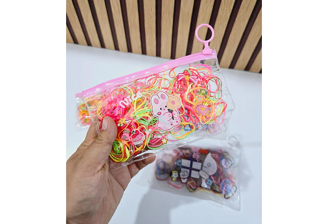 PAQ DE 6 BOLSITAS CON LIGAS