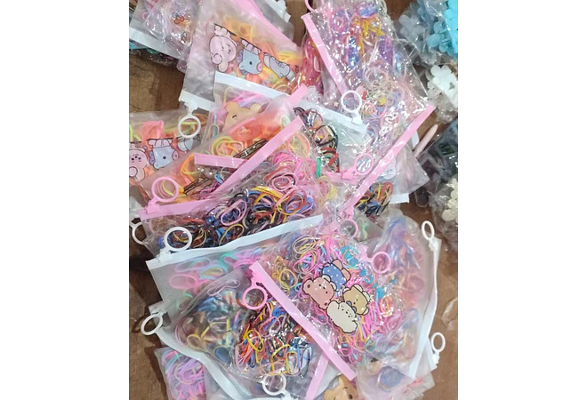 PAQ DE 6 BOLSITAS CON LIGAS