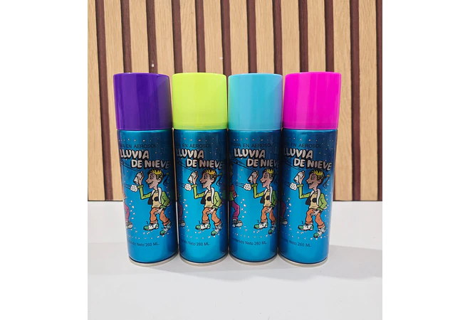 ESPUMA BLANCA EN AEROSOL (LLUVIA DE NIEVE) DE 260ML MOD# 2013