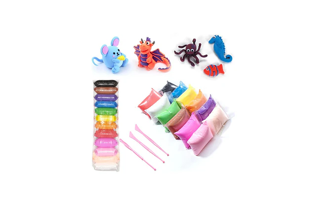 BOLSITA COM 12 FOAMI MOLDEABLES (CONEJITO O LEÓN 🦁 🐇)MOD# Z-39