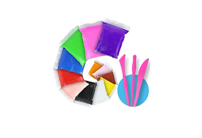 BOLSITA COM 12 FOAMI MOLDEABLES (CONEJITO O LEÓN 🦁 🐇)MOD# Z-39