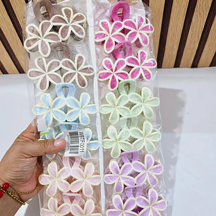 DOCENA DE PINZAS VARIOS MODELOS #009,FJ20,FJ08,011,E302,E303  🌻🌸🪻