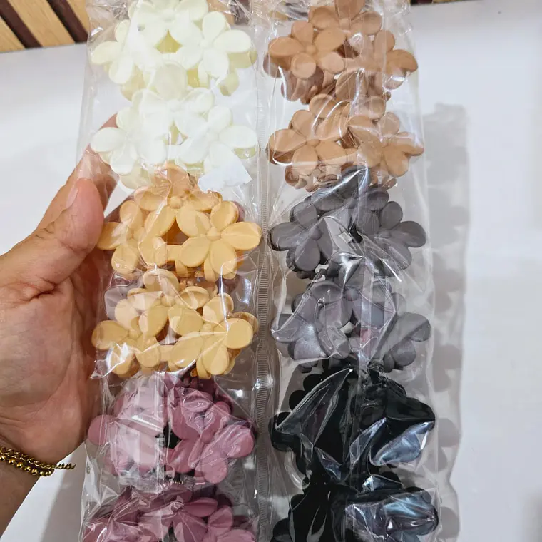 DOCENA DE PINZAS VARIOS MODELOS #009,FJ20,FJ08,011,E302,E303  🌻🌸🪻 5