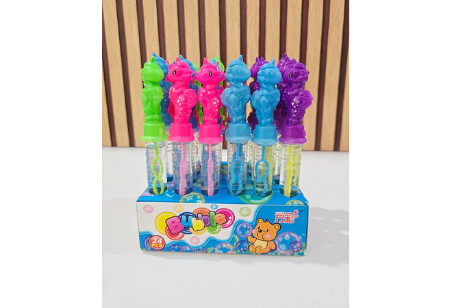 CAJITA CON 24 BURBUJEROS DIFERENTES DISEÑOS 🧼 🫧