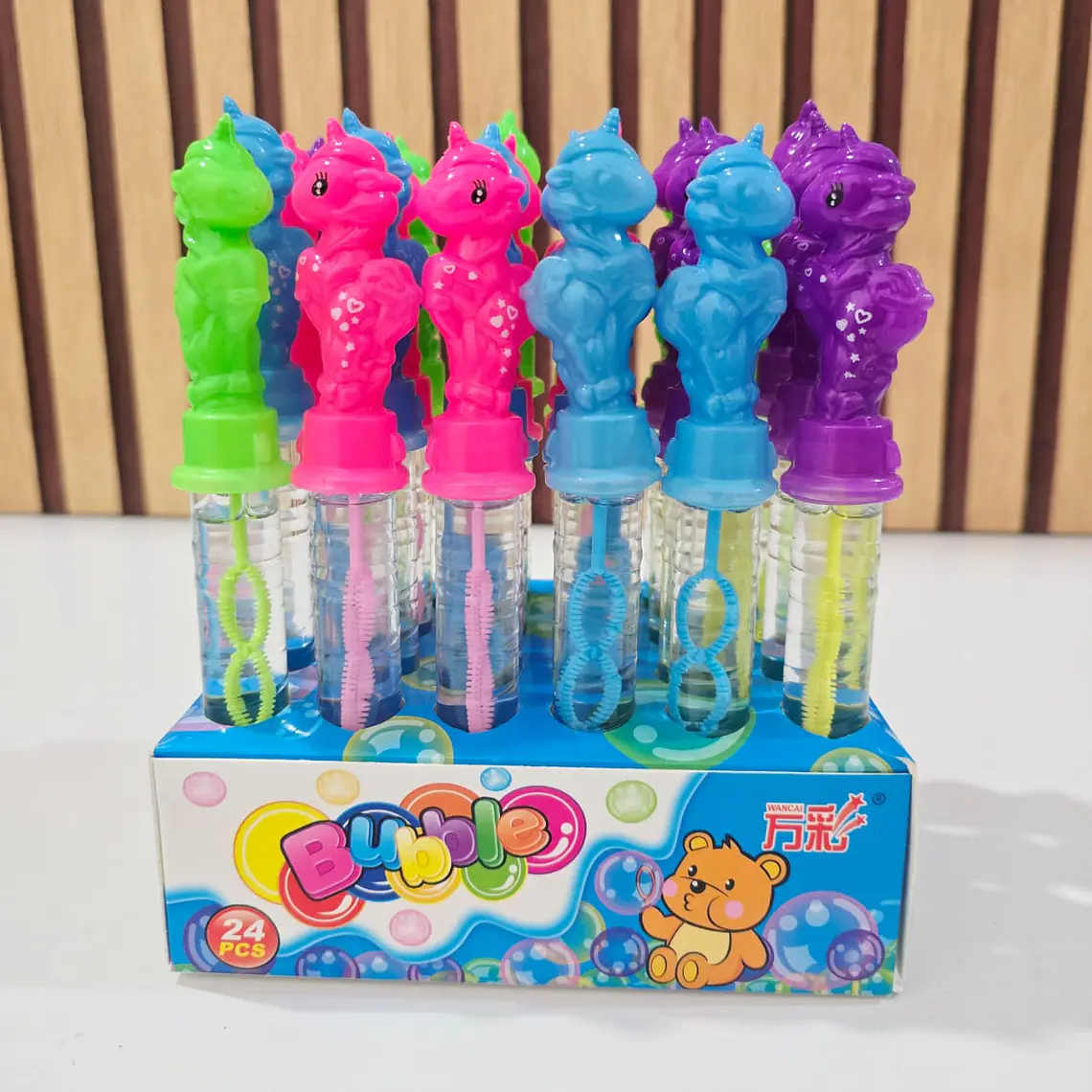 CAJITA CON 24 BURBUJEROS DIFERENTES DISEÑOS 🧼 🫧 2